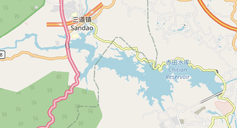 赤田水库取水口 所在位置地图
