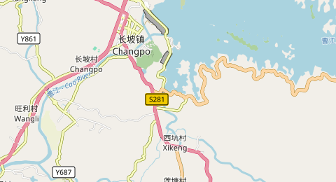 石骨水库 所在位置地图
