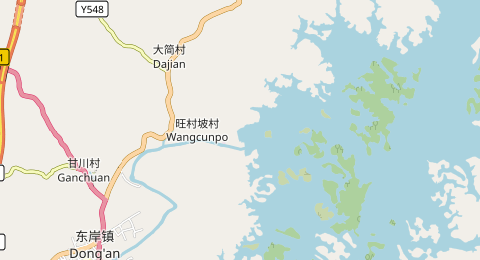 良德水库 所在位置地图