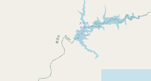 大中河水库 所在位置地图