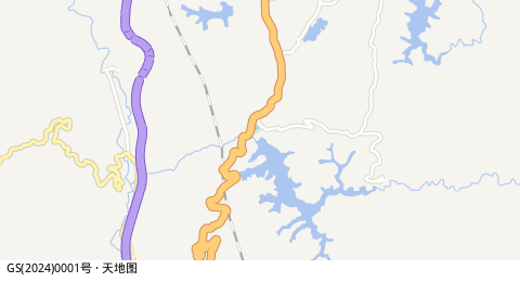 信房水库 所在位置地图