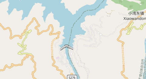 小湾水库大坝左岸 所在位置地图