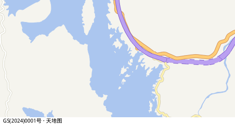 南水水库 所在位置地图