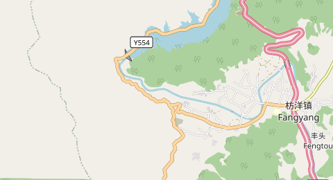 上存水库坝下 所在位置地图