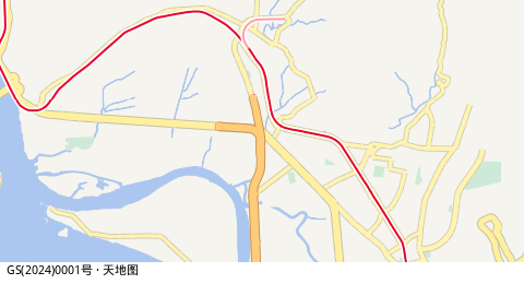 磺港溪 所在位置地图