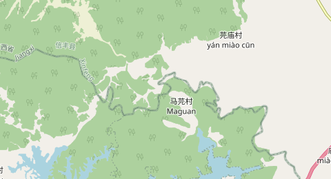 孔江水库上游 所在位置地图