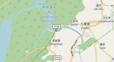 青狮潭水库 所在位置地图