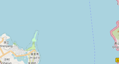 洱海北部湖心 所在位置地图