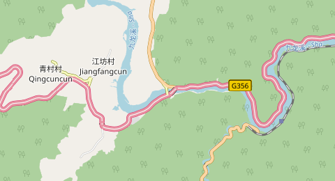 永安安砂水库下游 所在位置地图