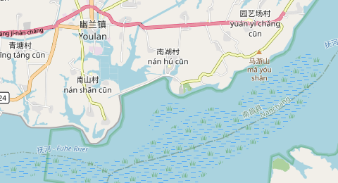 南湖村 所在位置地图
