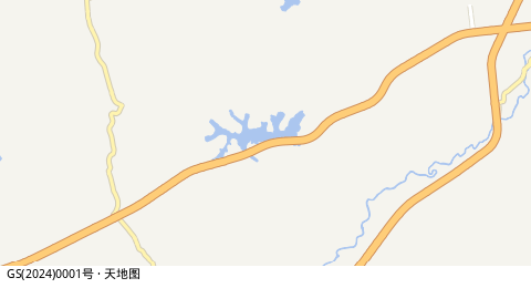 七一水库 所在位置地图