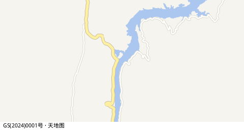 黄坛口水库 所在位置地图