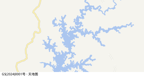 三溪口水库 所在位置地图
