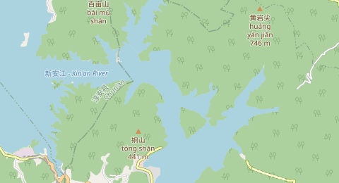 千岛湖大坝前 所在位置地图