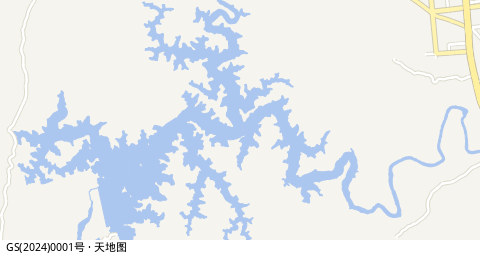 玉滩水库 所在位置地图