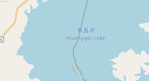 黄盖湖（湘） 所在位置地图