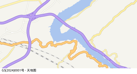 草街水库 所在位置地图