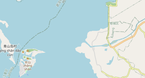 梁子湖出湖口 所在位置地图