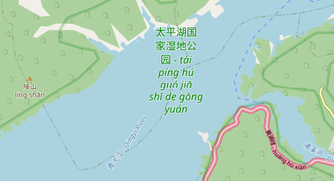 太平湖湖心 所在位置地图