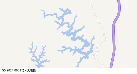 七一水库 所在位置地图