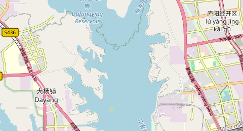 大房郢水库 所在位置地图