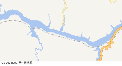 石泉水库 所在位置地图