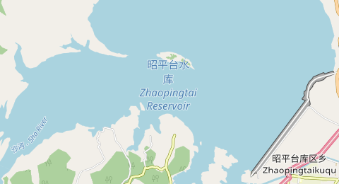 昭平台水库 所在位置地图