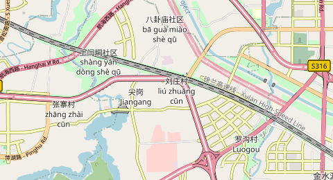 尖岗水库 所在位置地图