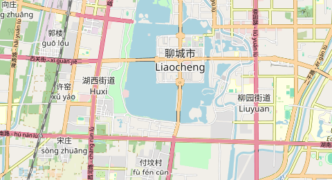 东昌湖 所在位置地图