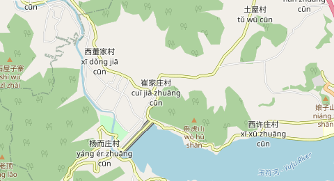 卧虎山水库 所在位置地图