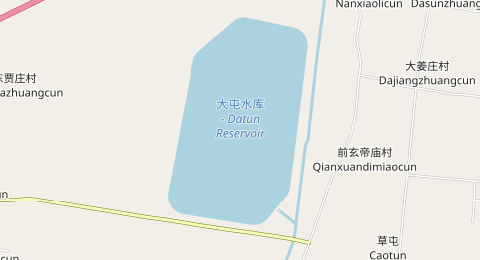 大屯水库 所在位置地图
