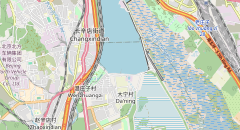 大宁水库 所在位置地图
