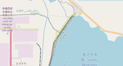 夹河子水库南闸口 所在位置地图